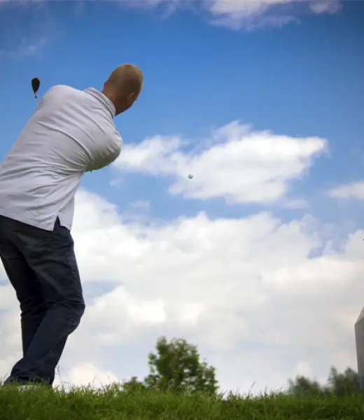 Los asombrosos beneficios del golf para invidentes