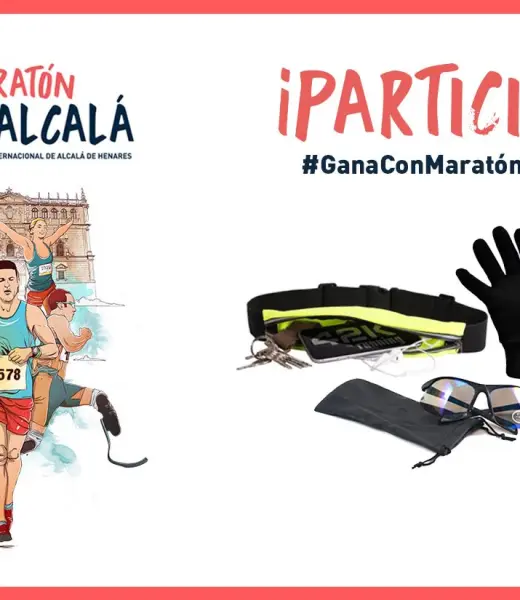 #GanaConMaratónAlcalá tu dorsal y llévate un lote de 42K Running