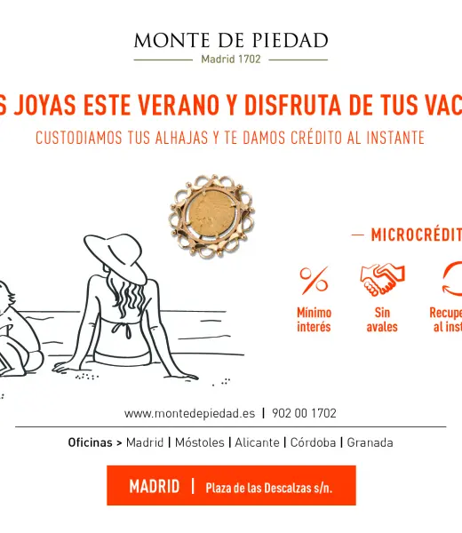 Servicio de custodia del Monte de Piedad, tus joyas a salvo en vacaciones