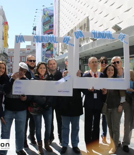 Párkinson Madrid, sensibilizando a pie de calle