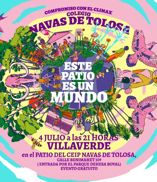 ClimaX, ven a ver cómo es un patio de colegio resiliente ante el cambio climático