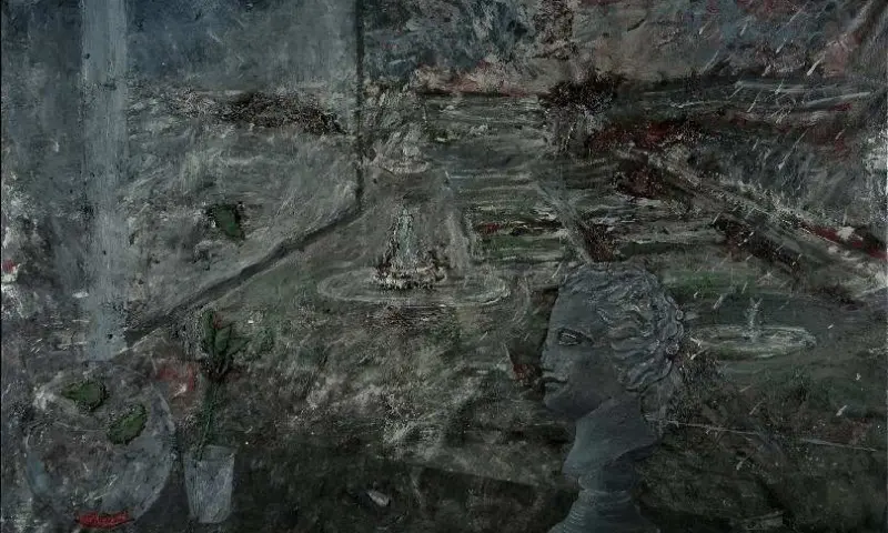 <p>Miquel Barceló. <em>Le niez des statues</em> [La negación de las estatuas], 1985.</p>
