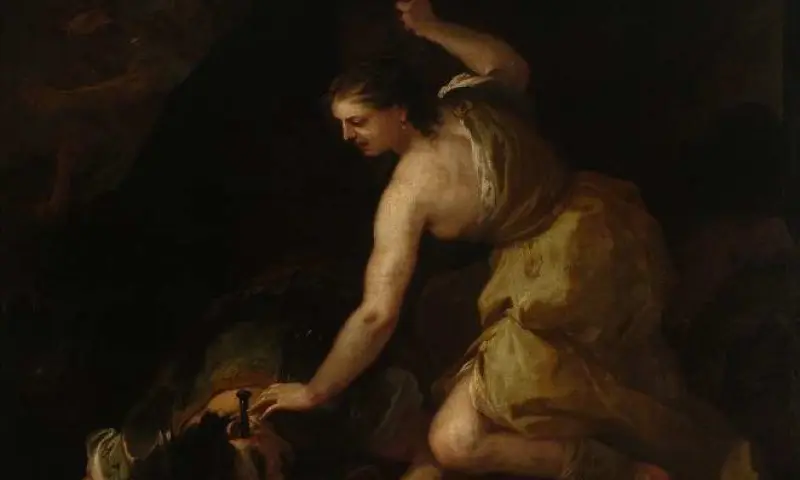 <p>Luca Giordano. <em>Jael y Sísara</em>, c 1660-65</p>
